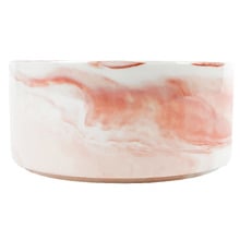 Zen Faux Marble Dog Bowl